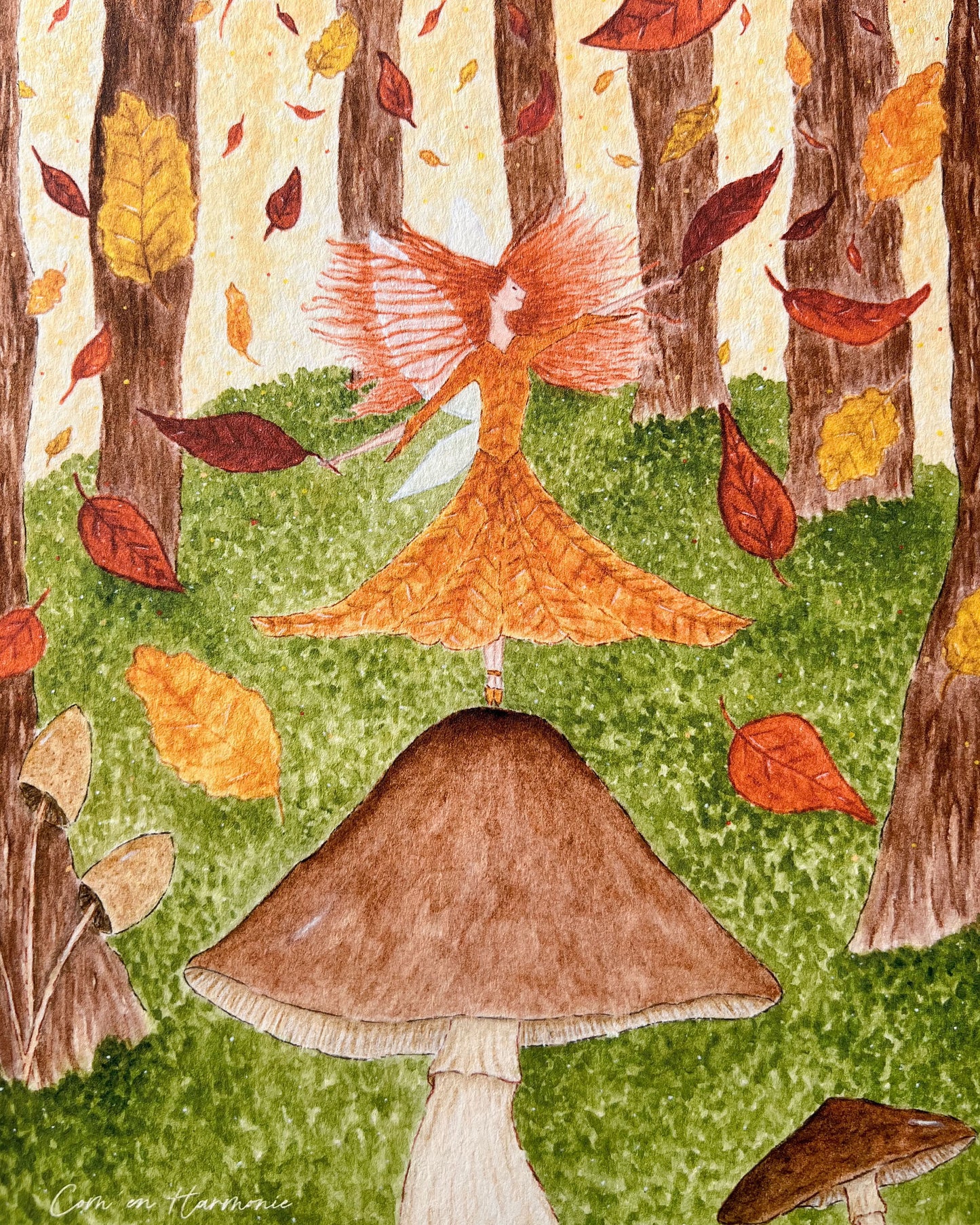CARTE - FÉE DE L'AUTOMNE