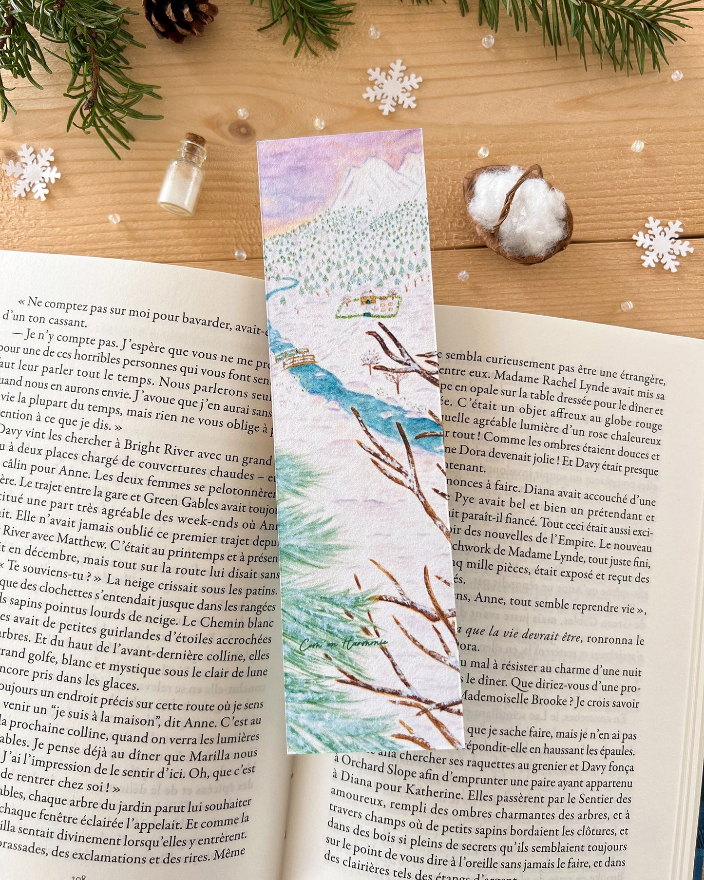 MARQUE PAGE - FÉE DE L'HIVER