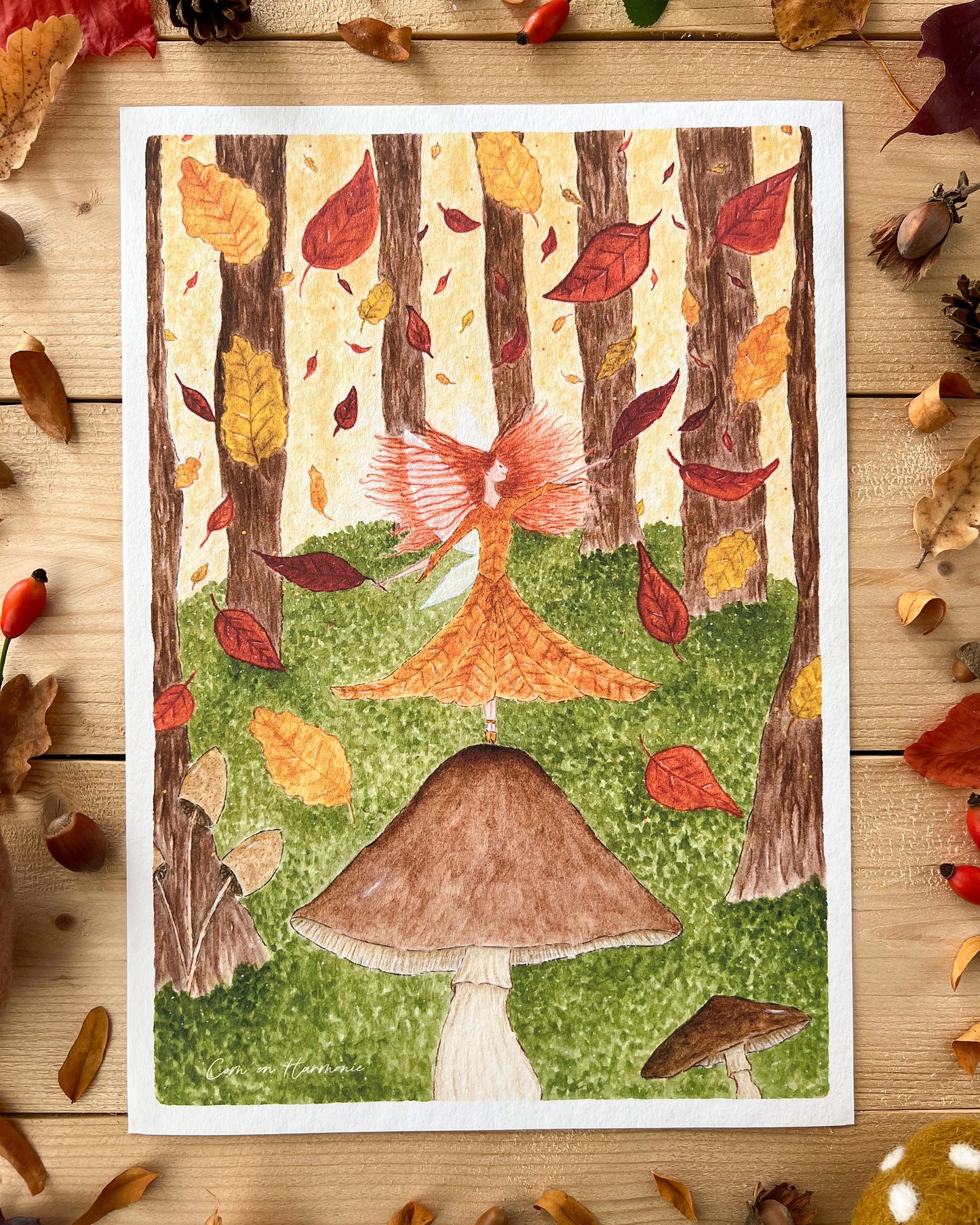 AFFICHE A4 - FÉE DE L'AUTOMNE