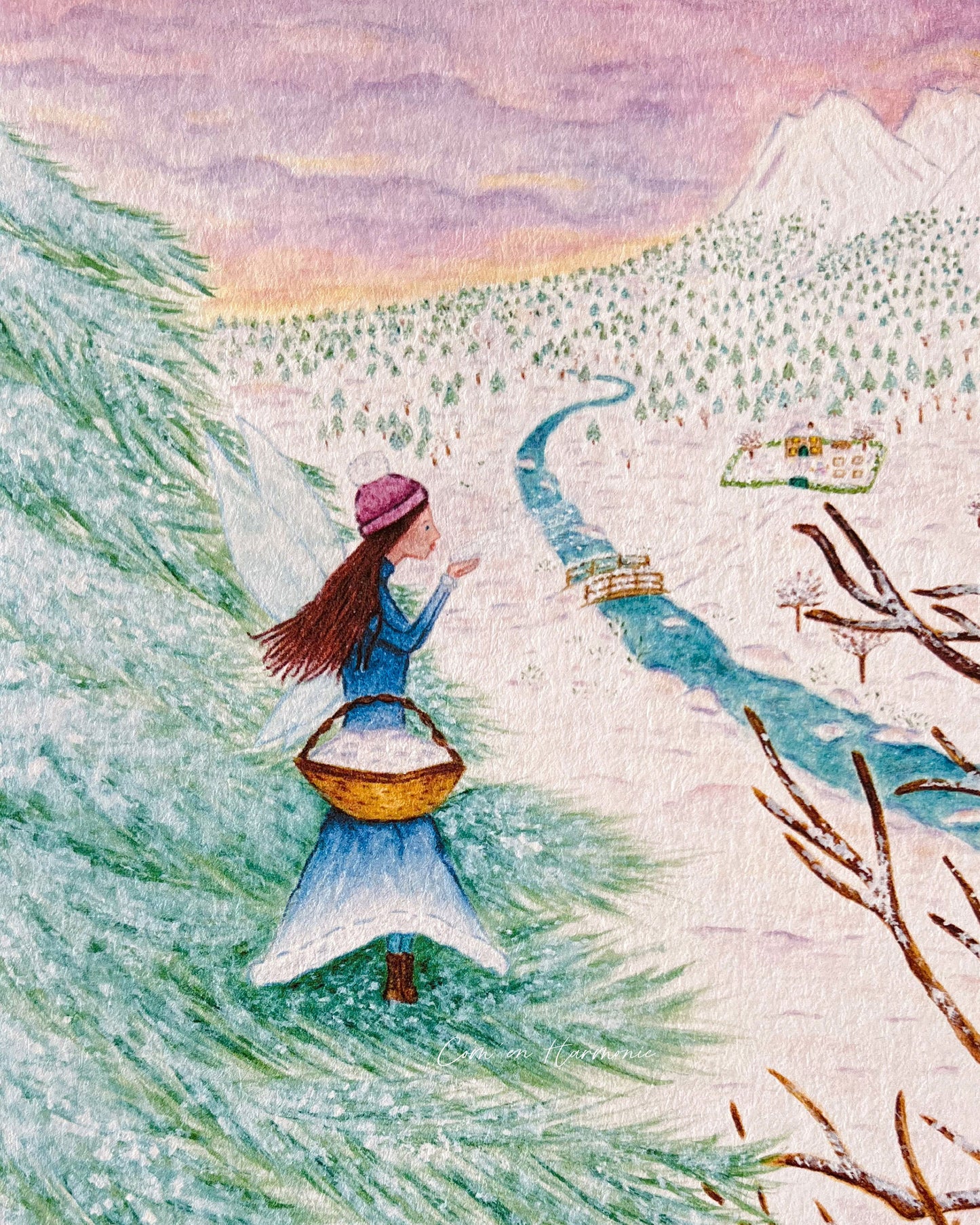 CARTE - FÉE DE L'HIVER