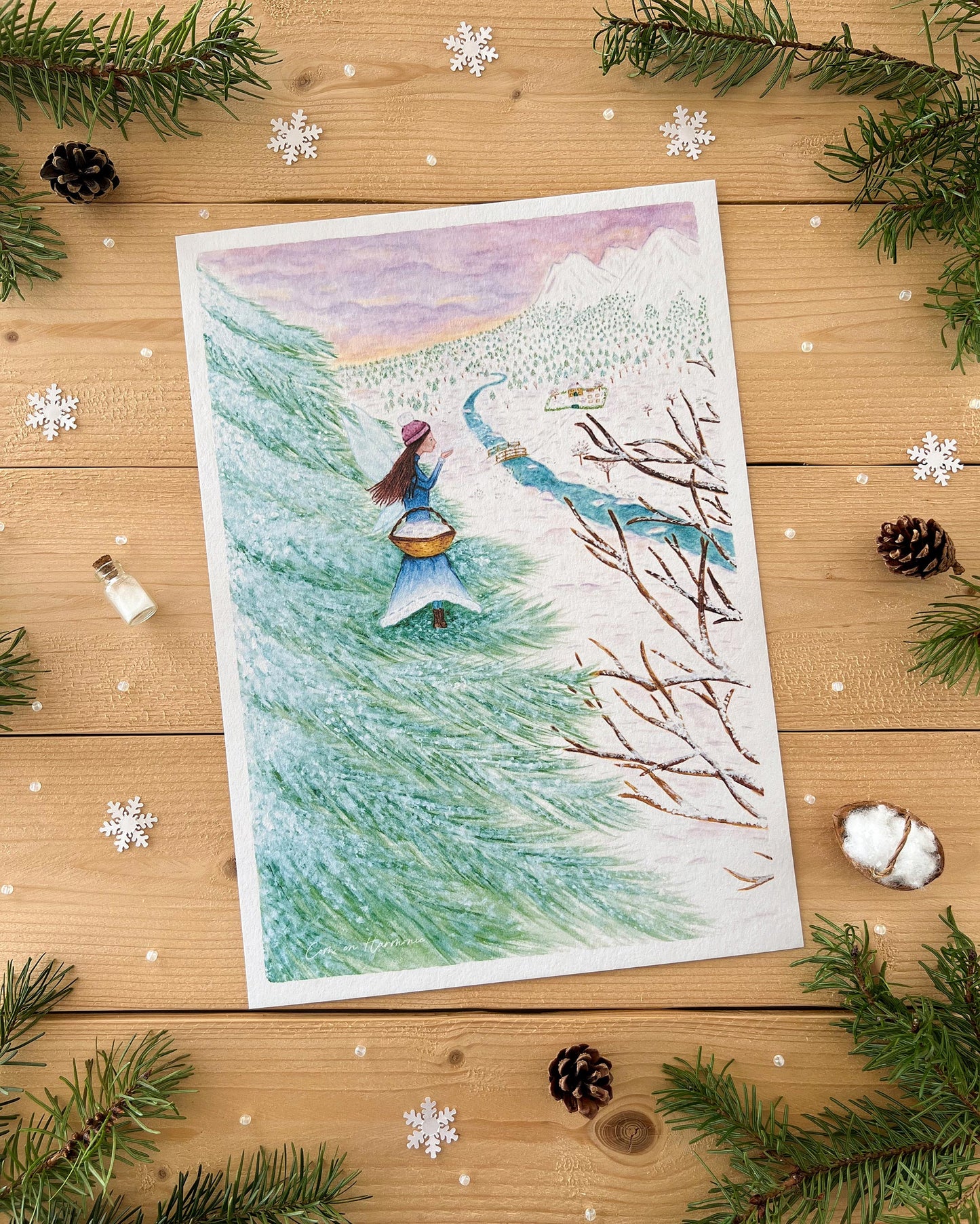 AFFICHE A4 - FÉE DE L'HIVER