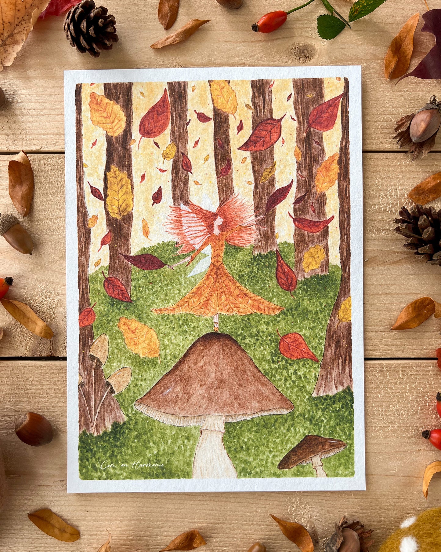 AFFICHE A5 - FÉE DE L'AUTOMNE