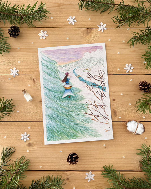 AFFICHE A5 - FÉE DE L'HIVER