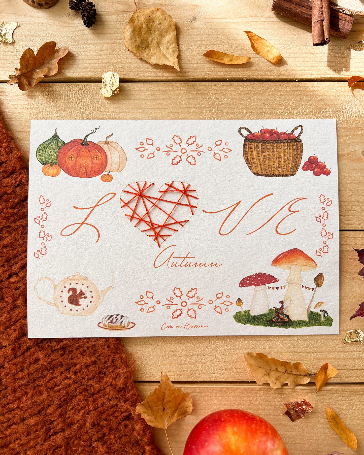 AFFICHE A5 - LOVE AUTUMN