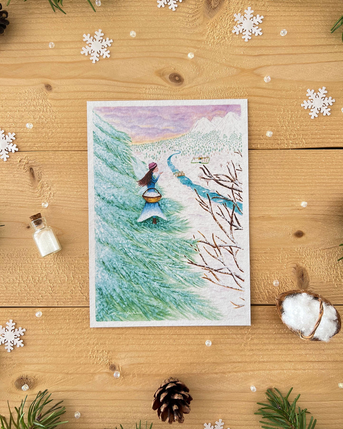 CARTE - FÉE DE L'HIVER