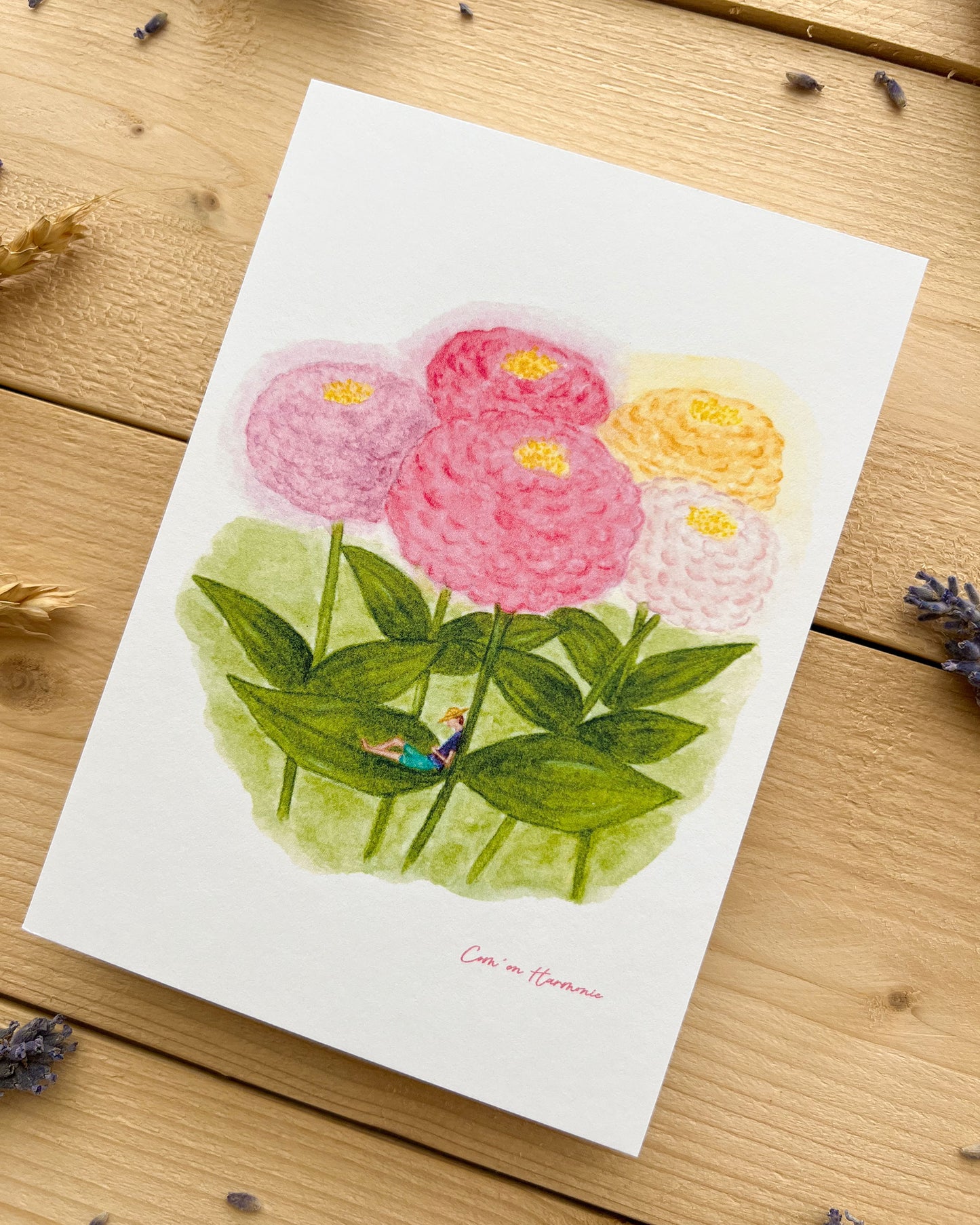 CARTE - FLEUR DE SIESTE