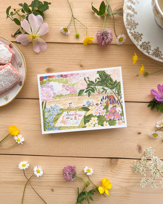 CARTE - TEA TIME AU JARDIN