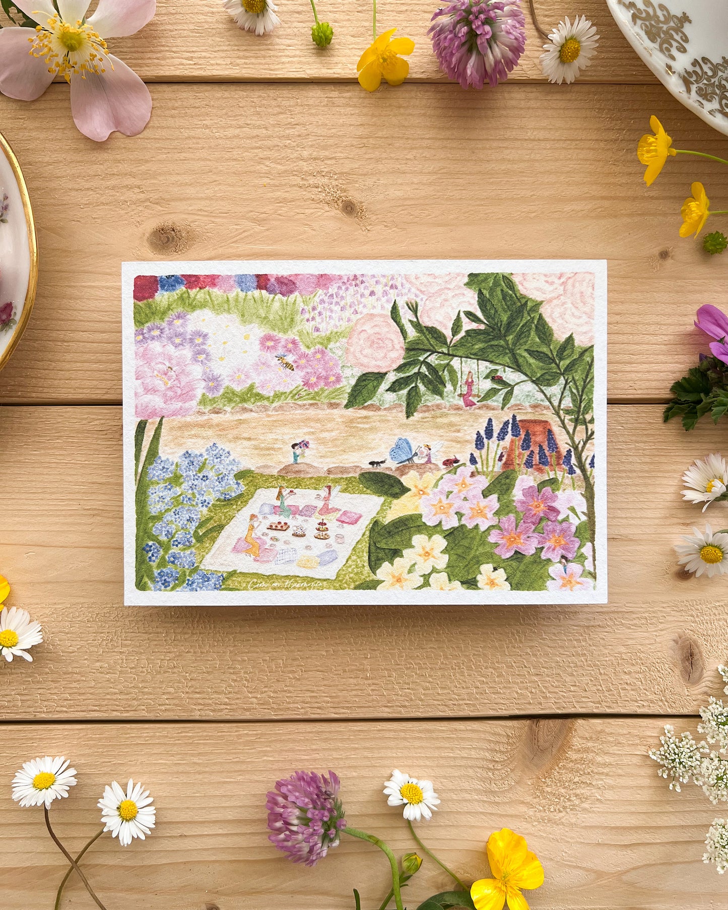 CARTE - TEA TIME AU JARDIN