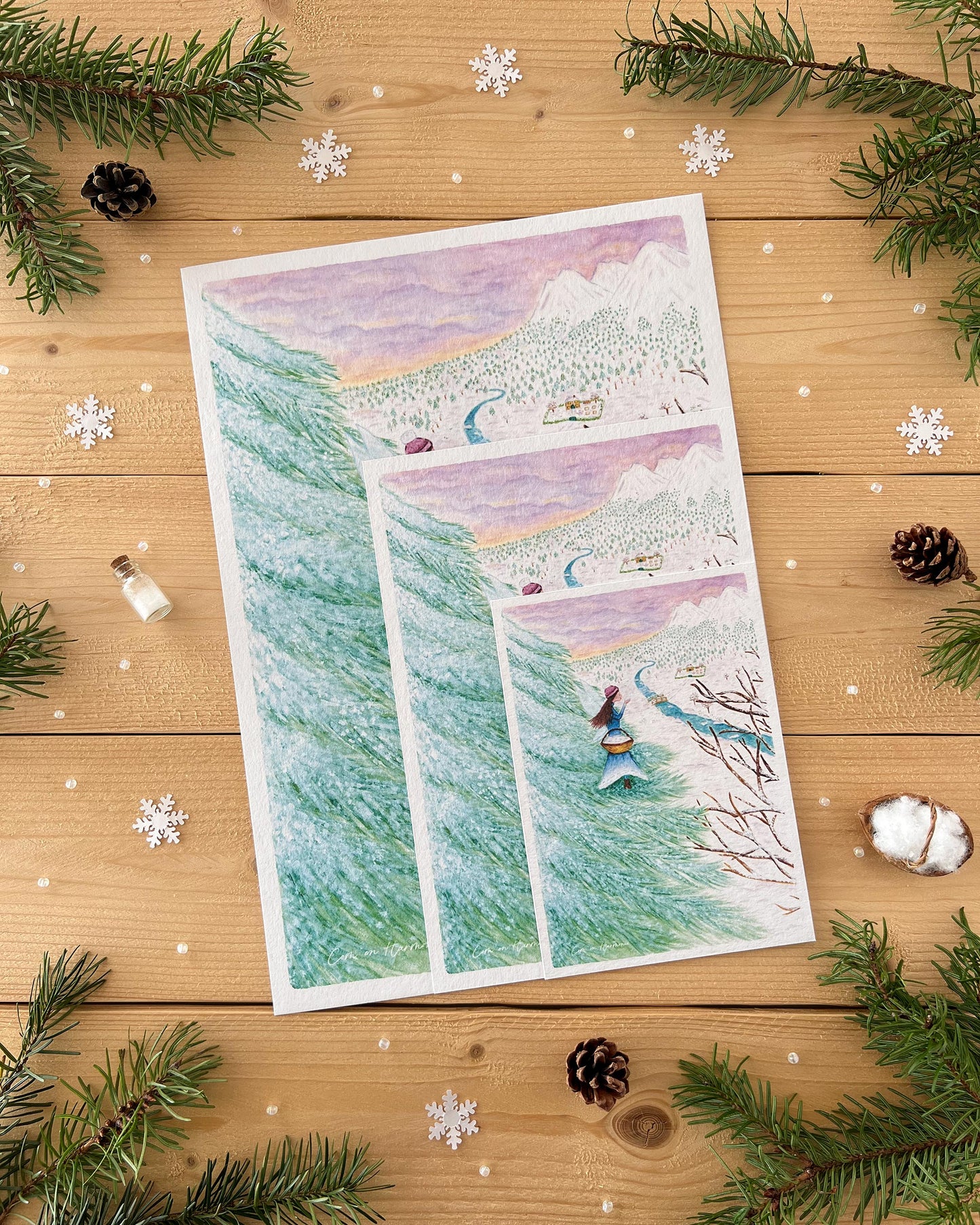 CARTE - FÉE DE L'HIVER