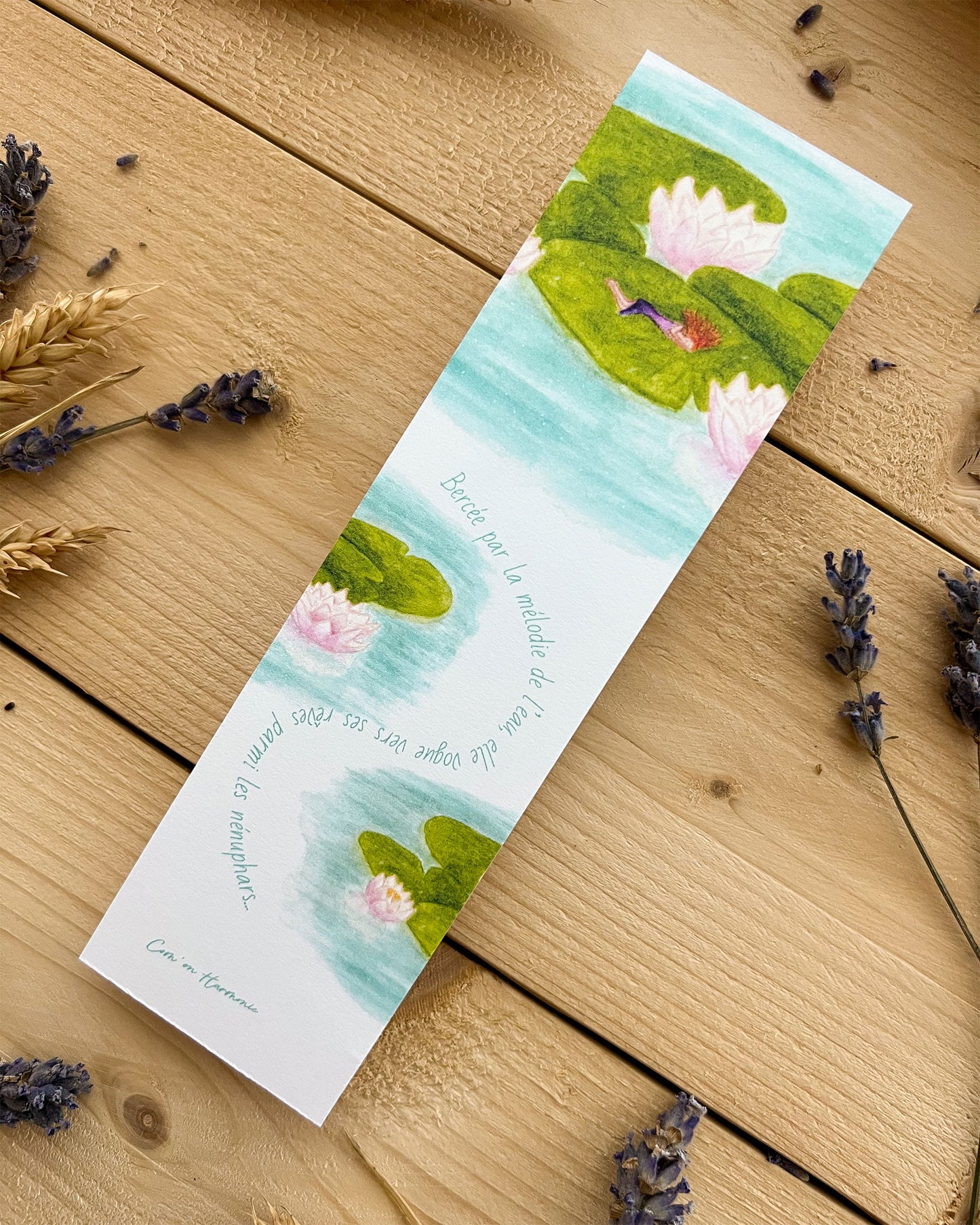 MARQUE PAGE - AQUA SIESTE