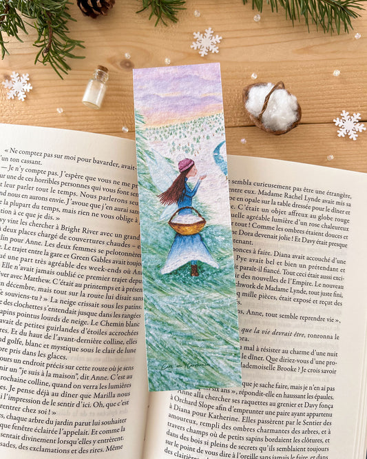MARQUE PAGE - FÉE DE L'HIVER