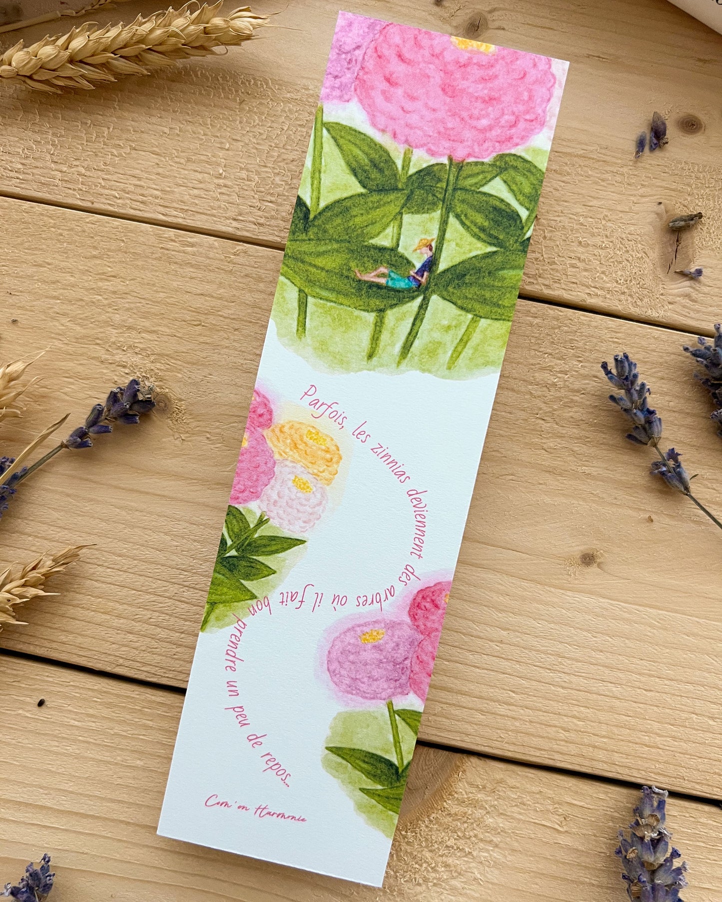 MARQUE PAGE - FLEUR DE SIESTE
